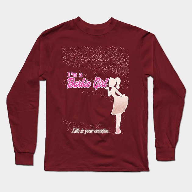 Barbie Girl Barbie Long Sleeve T Shirt TeePublic